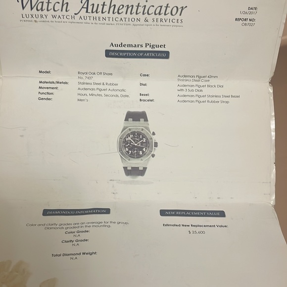 Audemar Piquet ROYAL OAK OFFSHORE - Picture 8 of 9